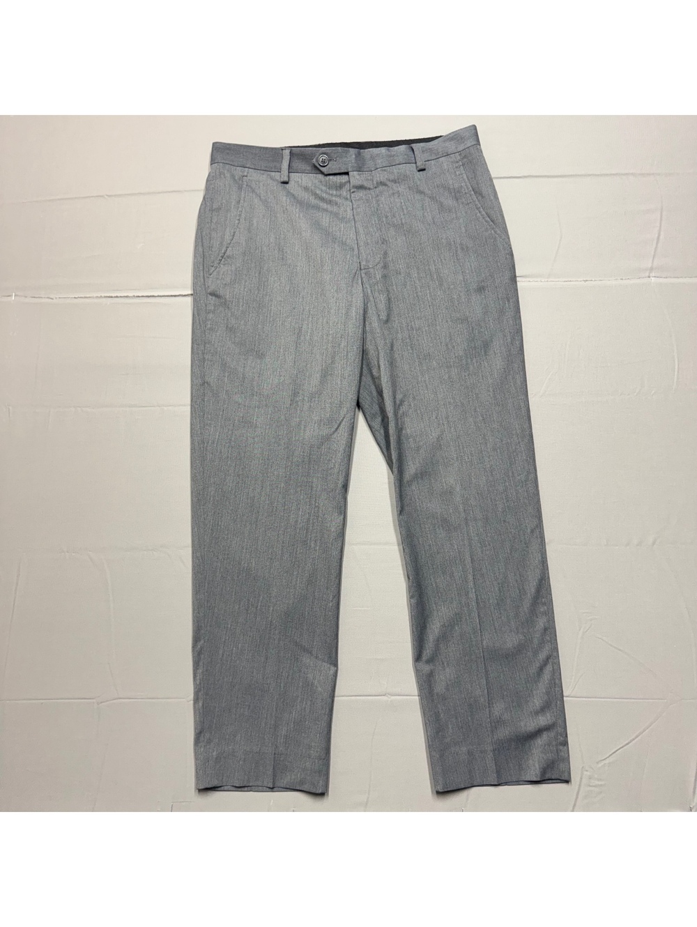 MTailor Mens Custom Dress Pants Trousers 32x25.5 Gray Classic Business Pants